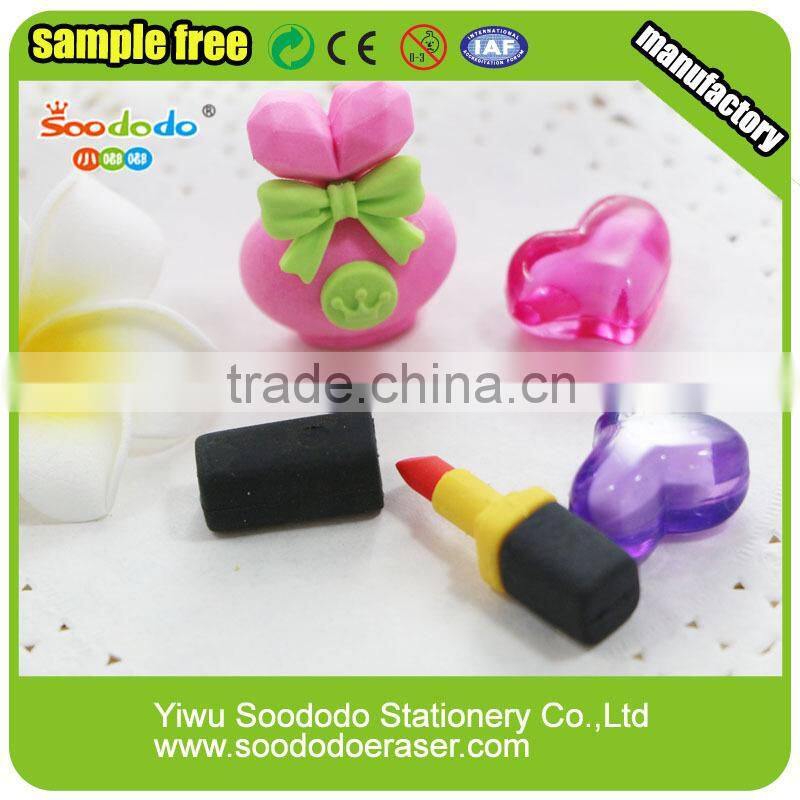 Collectible Perfume Bottle Shaped Eraser for Gift