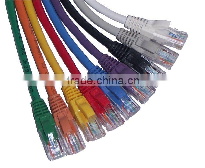 UTP Cat6 Lan Cable Patch Cords(new material of PE and PVC)