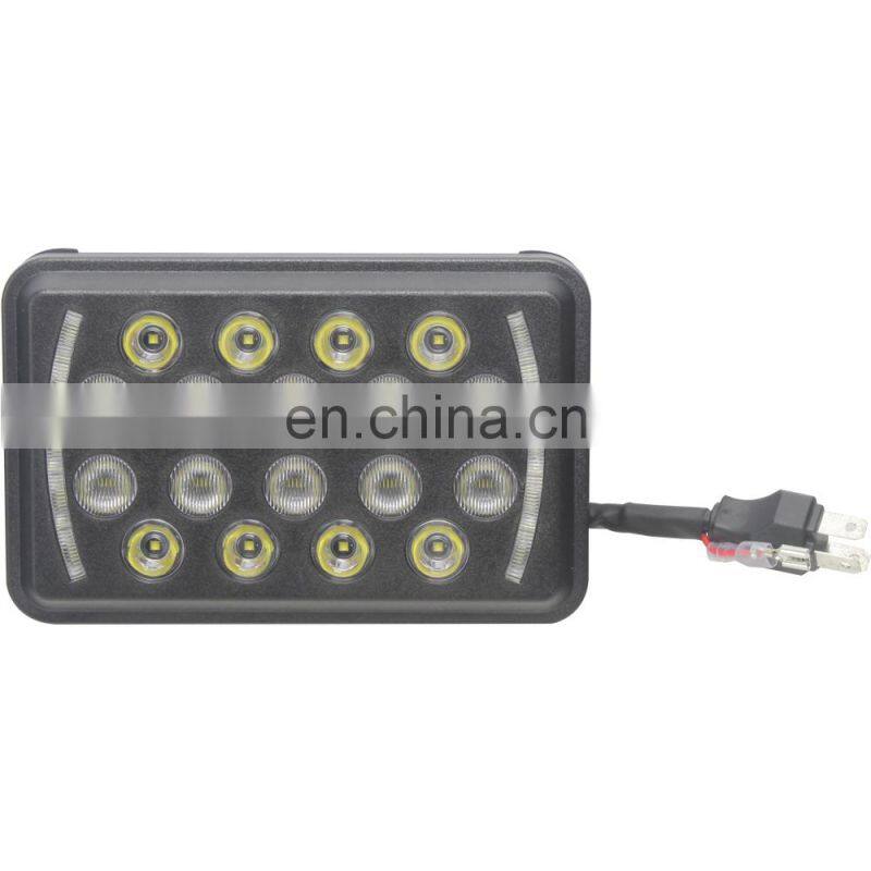 54w car led work light flood and spot led truck light led work lamp LED6422