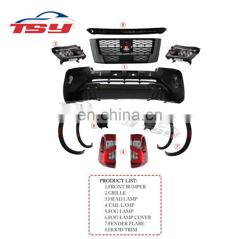 China Factory Selling Price Car Kit Parts Body Kit For Navara NP300 2015-2020 Upgrade To 2021