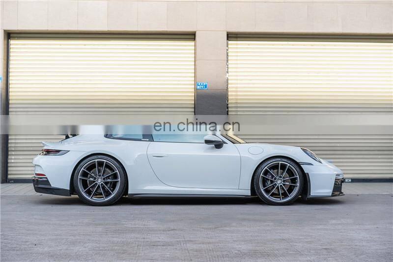 Runde GT3 For Porsche 992 Upgrade GT3 Body Kit Front Bumper Rear Bumper Hood Spoiler Exhaust Rear Engine Cover Side Skirts