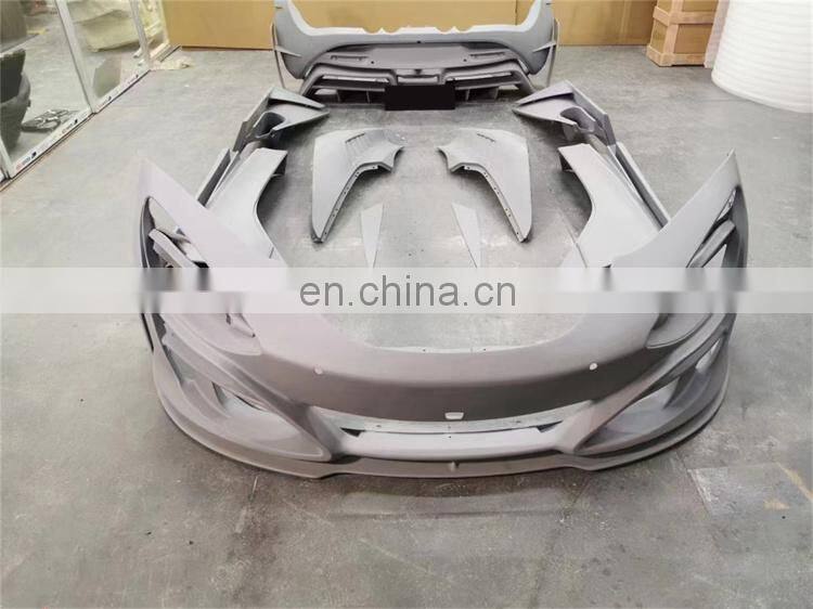 Runde Dry Carbon Fiber Kits For 16-19 Mclaren 720S Upgrade Mansory Style Body Kit Front Bumper Rear Bumper Side Skirts Fender