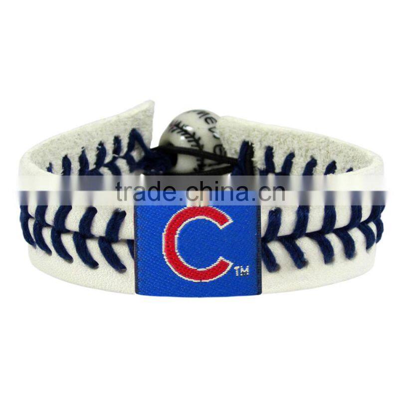 L.A angels of Anaheim Leather Sports bracelet Handwork Bracelet