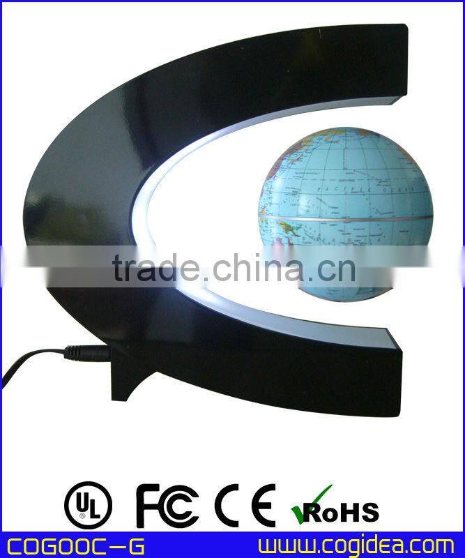 magnetic floating globe with led inside