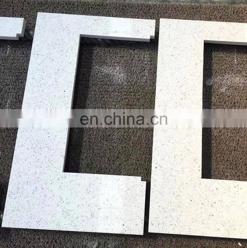 River white quartz counter top