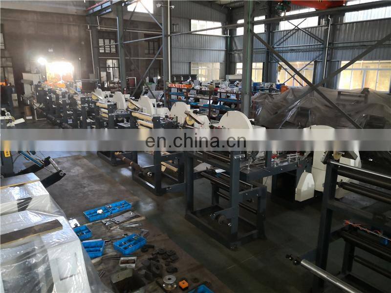 HD600E Roll fed mechanical kfc cookies snack small flat V Bottom fast Food Paper Bag forming making Machine