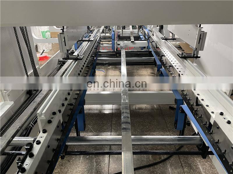 UFG1250E 2 4 corners Automatic Corrugated pizza food express paper box Folding and gluing machine