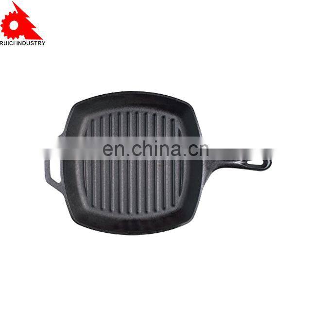 Hot wholesale square cast iron charcoal bbq grill