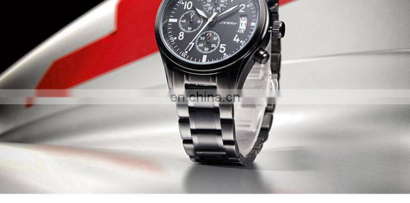 SINOBI Car Wristwatch S9639G Mansculinity Male Watches Chronograph Handwatch Night Light Watches Pilot Watch Montre Homme