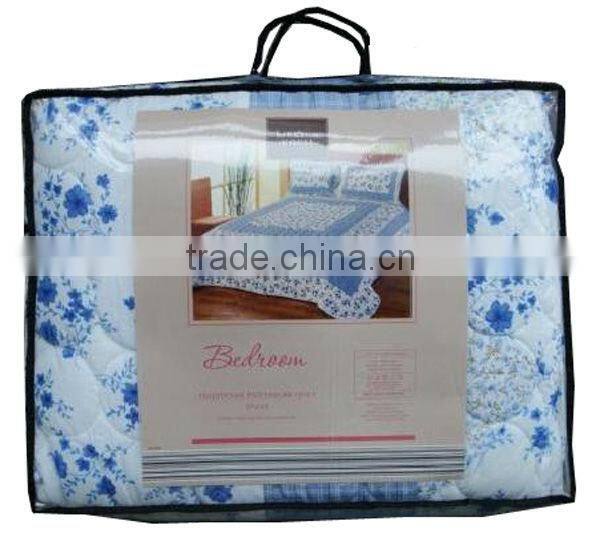 Taffeta embroidery twin comforter set