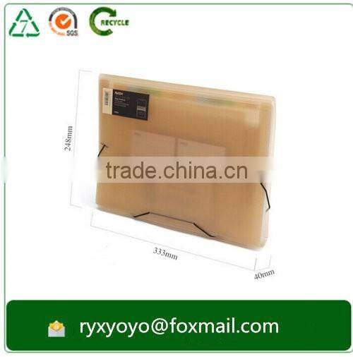2016 high quality a4 manila paper file folder with multi-pockets