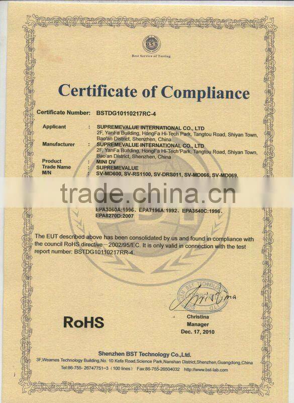 shockproof design 1080p police dash camera full hd with 4000 mAh Li-ion battery