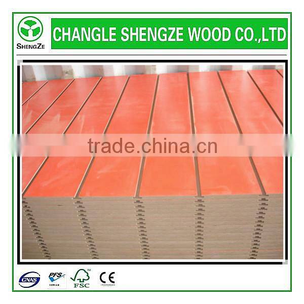 MDF slatwall/ slotboard 18mm