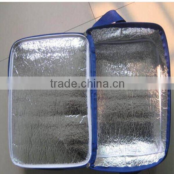 2015 popular high quality aluminum film ice bag cloth Oxford ice bag