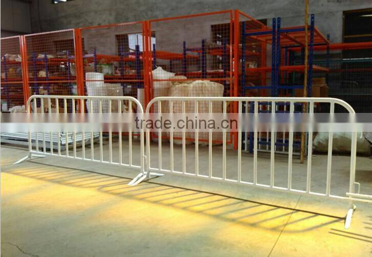 galvanized steel traffic crowd control barrier