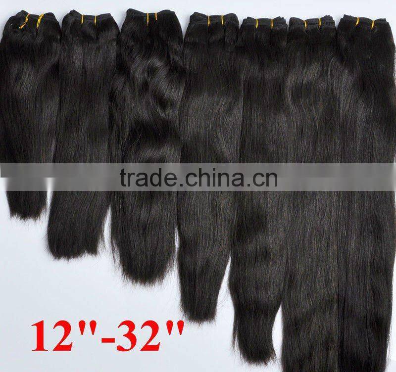Wholesale Price 100% Remy Human Hair Yaki Weaving10''