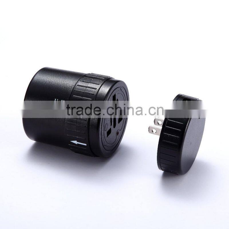 2016 new arrival wall charger with usb port black mini travel charger