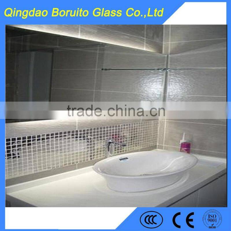 Top sale 6mm clear single coated float silver mirror glass