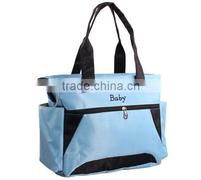 Wholesale tote one shoulder mommy baby diaper bag