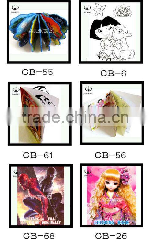 cheap comic print on demand custom coloring book printing