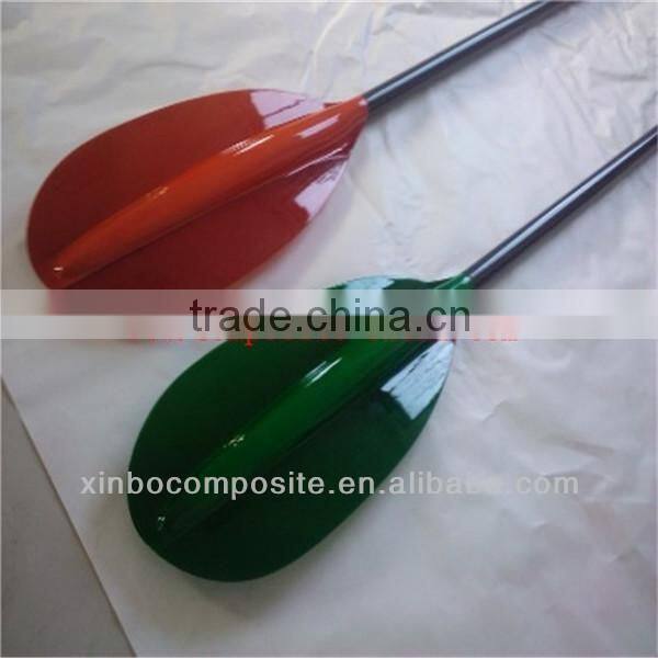 Colorful and fashion fiberglass kayak paddle blade customized kayak paddle blade