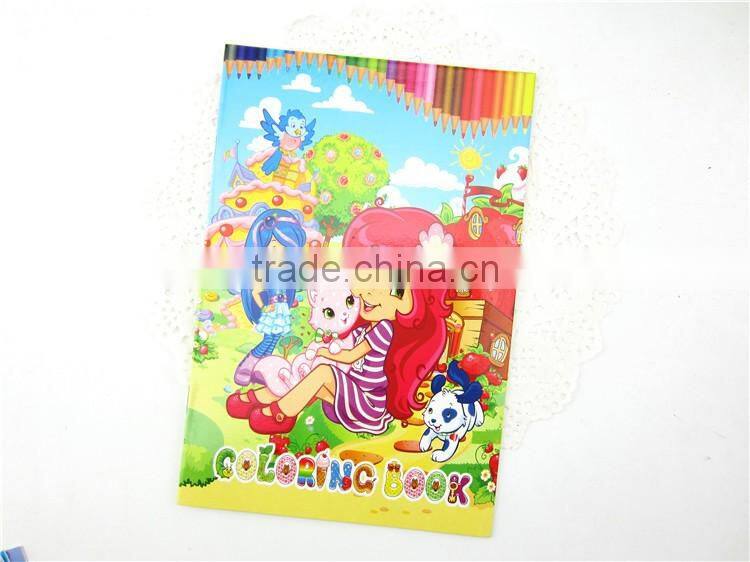 Coloring Book with new cartoon design for kid drawing