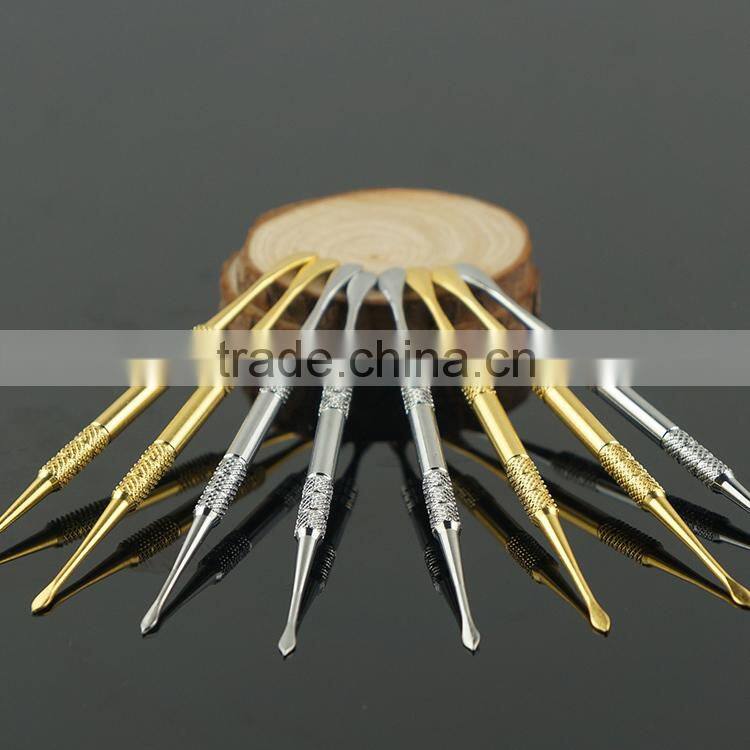 Wholesale with Non Stick Silicone Tip Stainless Steel Bho Oil wax custom dab tool
