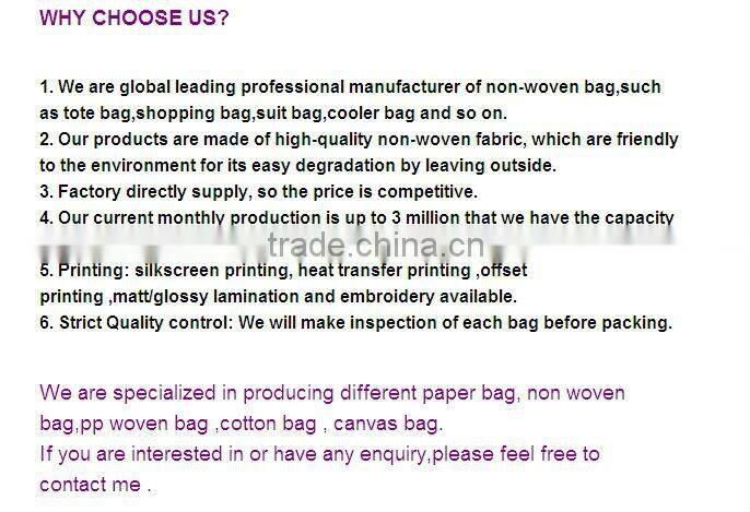 Standard size T-shirt shape non woven bag