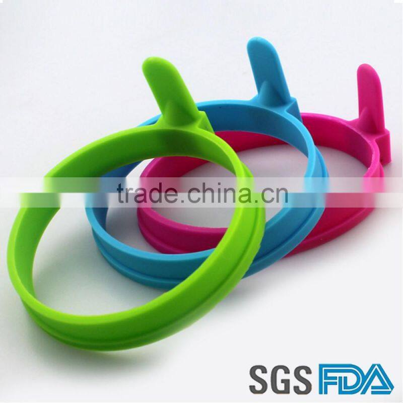 Round shape fried egg mold silicone make egg fun mold