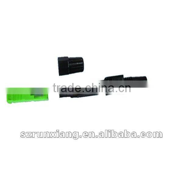 plastic single mode simplex SC-APC fiber optical cable fast connector