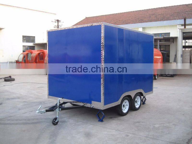 Easy Use Snack Food Processing mobile catering food trailer
