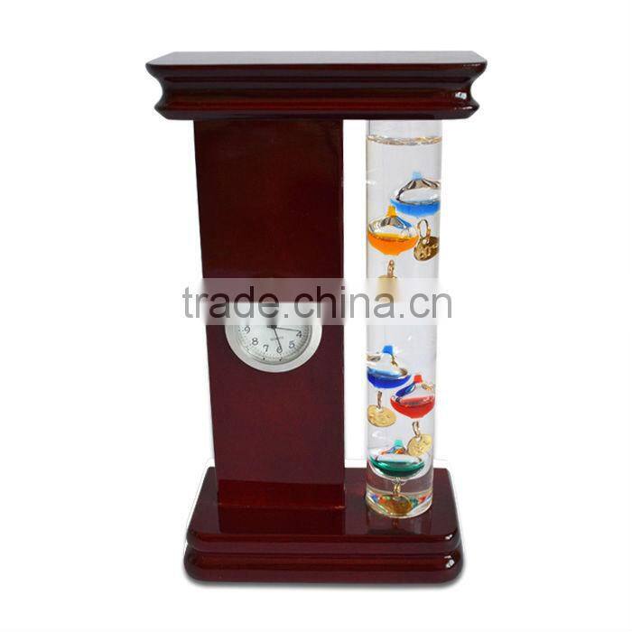 Home Weather Station: Galileo Thermometer, Hygrometer and Quartz Clock