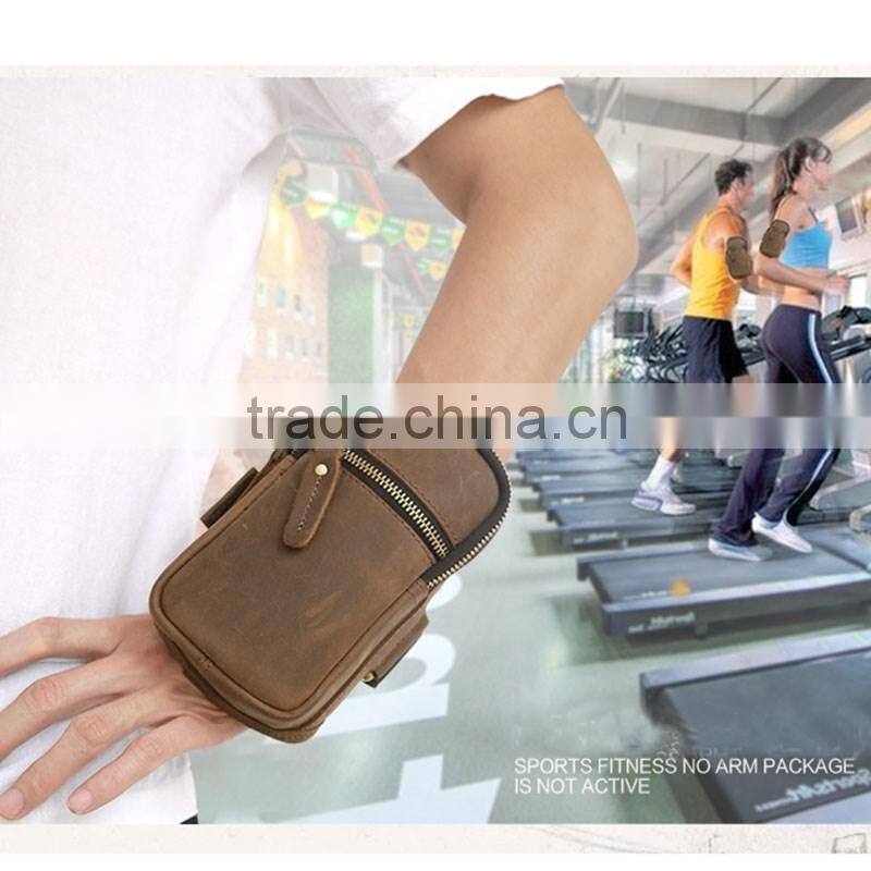 2016 hot product sports arm bag leather running armband case