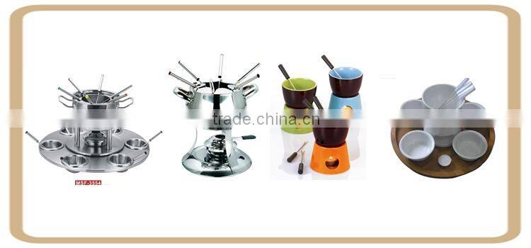 MSF stainless steel chocolate maker set mini fondue
