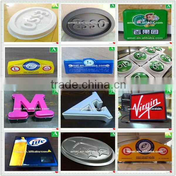 white color ps thick vacuum forming counter plastic tray