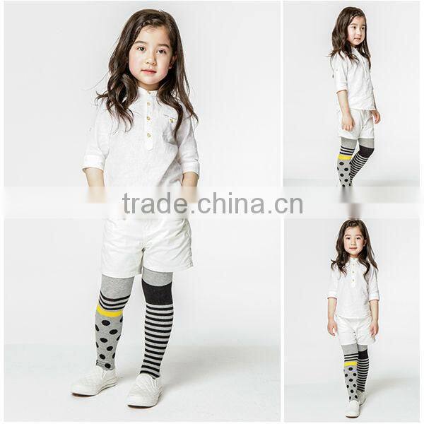 Custom wholesale high quality combed cotton kids tights