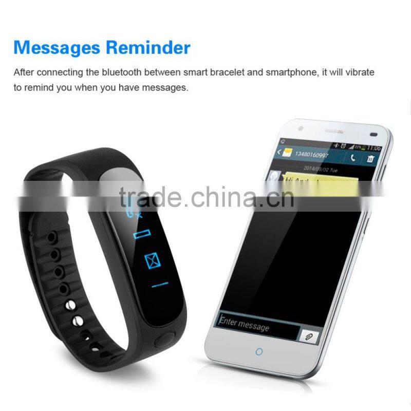New product China supplier intelligent health tracker bluetooth bracelet review