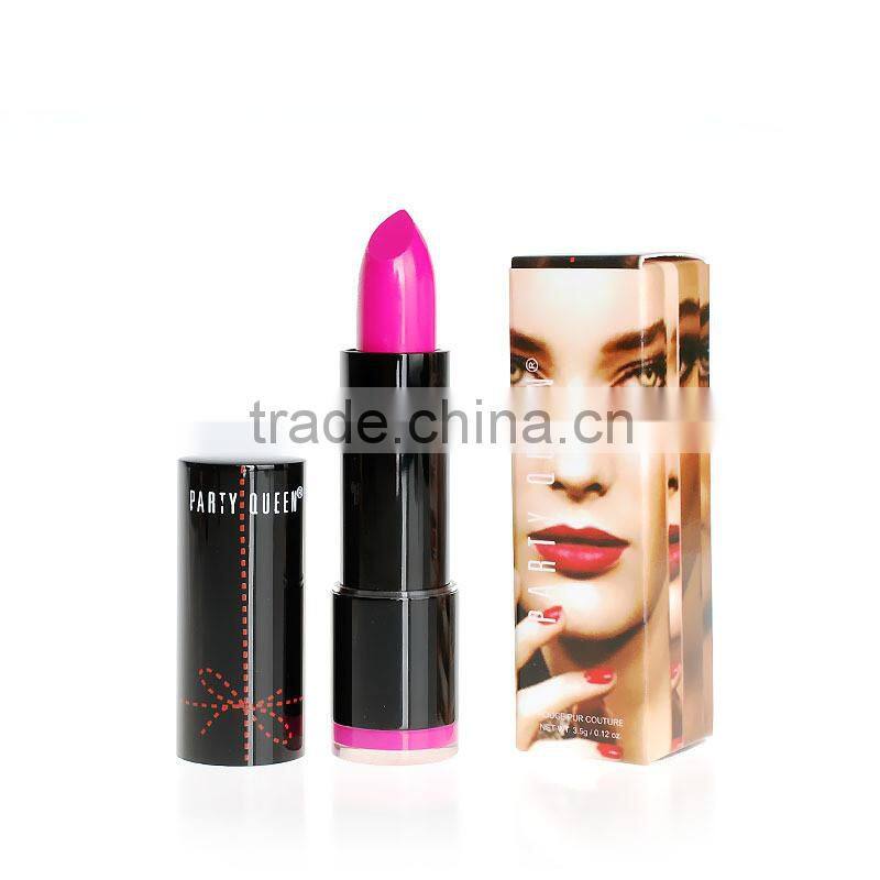 Party Queen 12 Color Lip Stick Bright Colorful lip waterproof private label lipstick