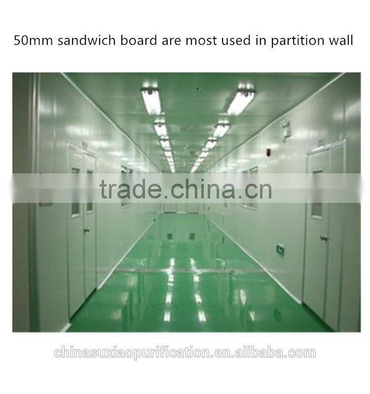 Fireproof PU cold room sandwich color steel plate easy installation