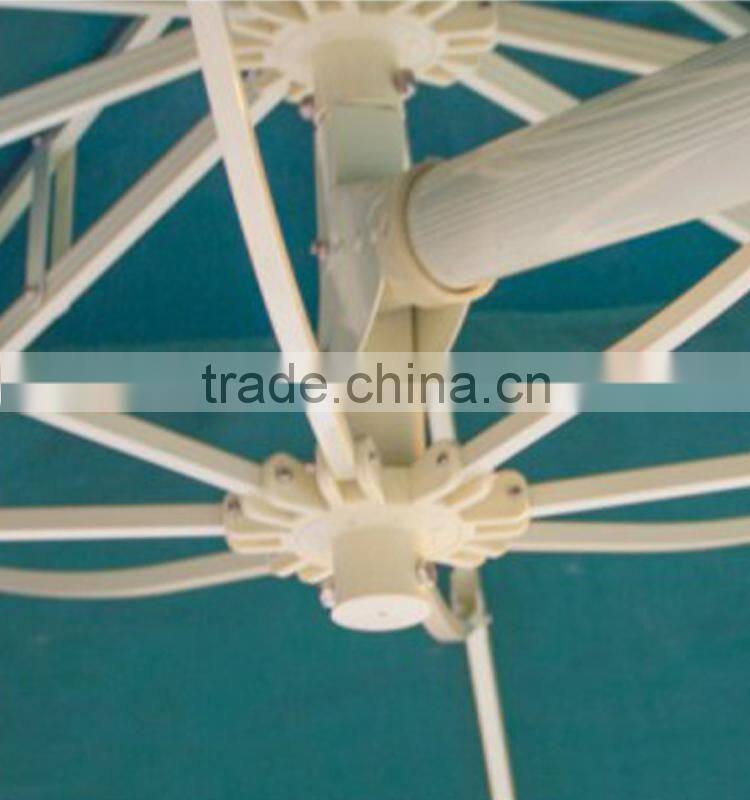 Large Windproof Green Red Beige Round Square Bali Tilt Mechanism Customized Outdoor Patio Garden Beach Umbrella with Marble Base