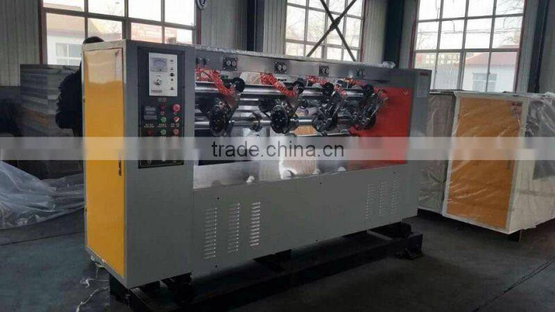 Automatic corrugated cardboard thin knife cutting slitting machine