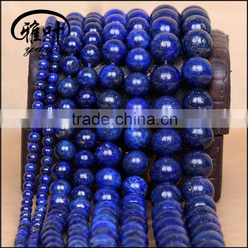 Customized Natural Lapis Lazuli Beads Landing Gems Jewelry