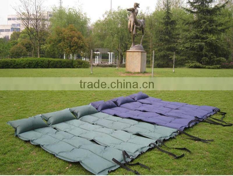 Inflatable outdoor camping mat