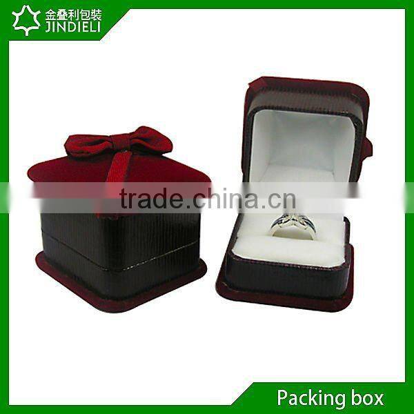 wooden suede chair ring boxes
