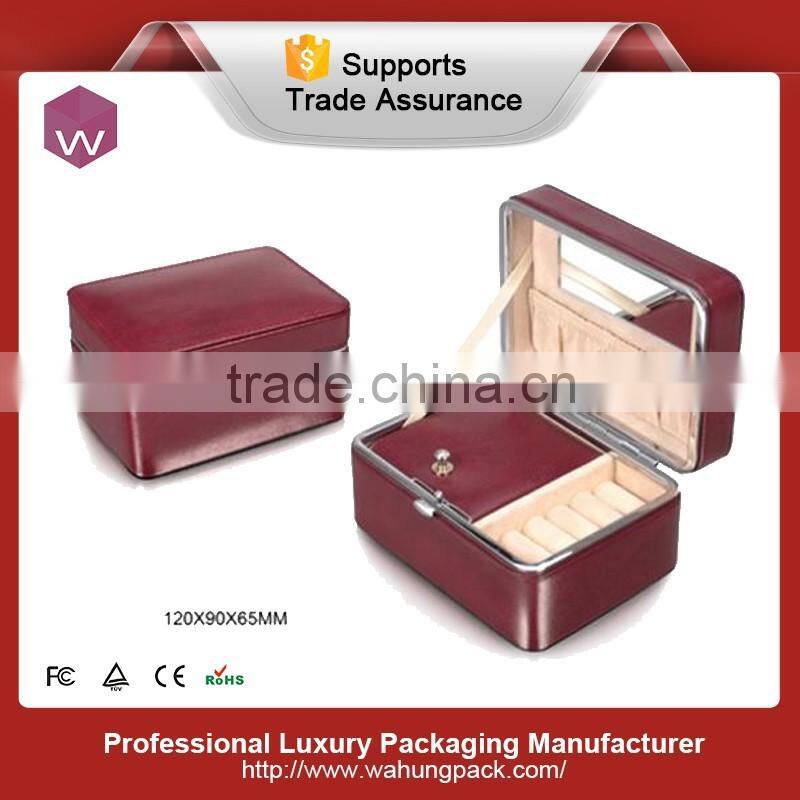 new leather jewelry box packaging