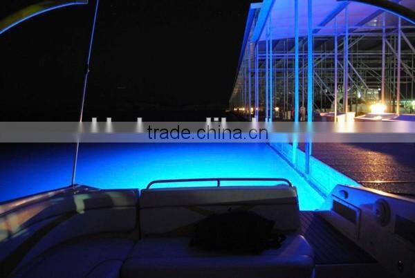 Wholesale 60w Submersible 316l Stainless Steel Underwater Boats Led Dock 12 volt Blue Lighting Lamp