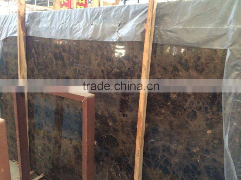 Spanish dark emperador marble slab