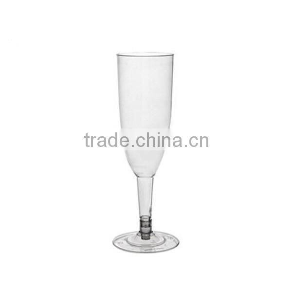 Disposable Plastic Champagne Flute Goblet Glass