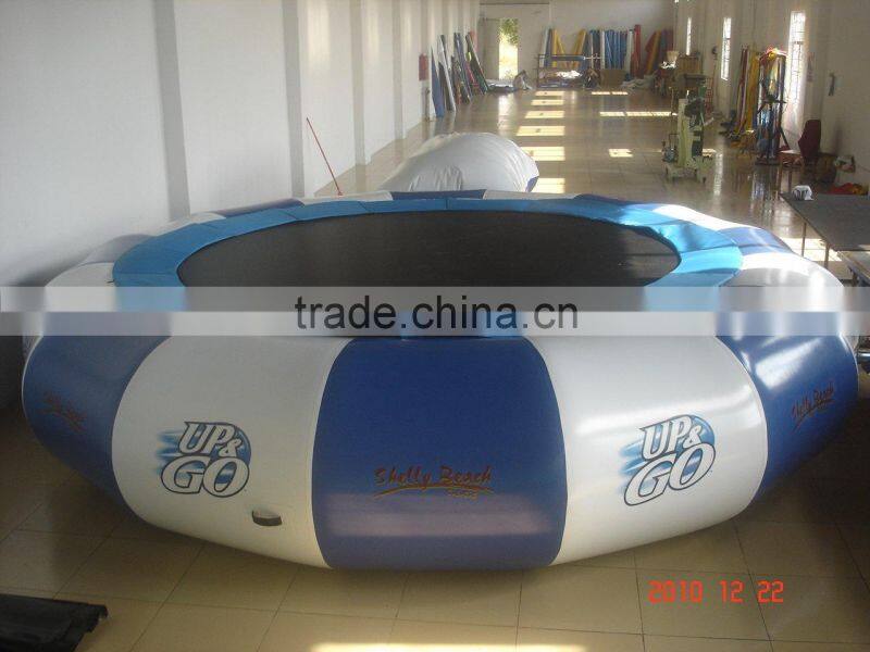 cheap lake water trampoline for adults and kids
