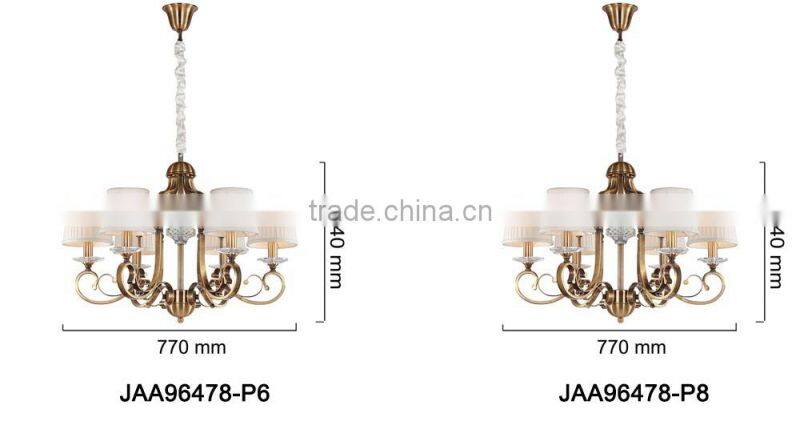 2015 new led wrought iron chandelier in china